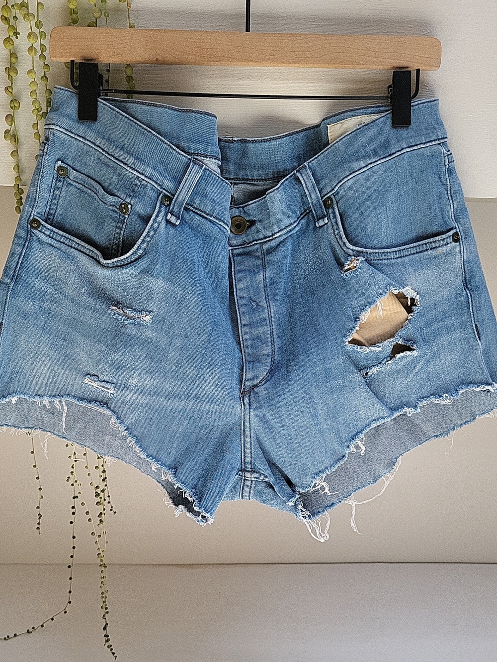 🪷3/$20🪷 Rag & Bone Jeans Grungecore Denim Shorts Size 38